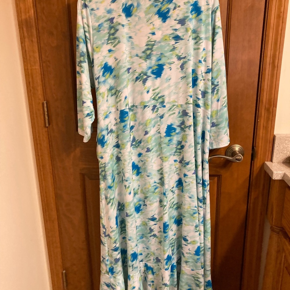 NWT Terra & Sky Ruffled Hem Dress 3x